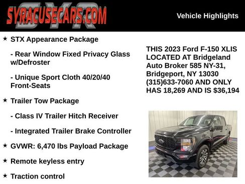 Used 2023 Ford F150 XL w/ XL STX Apperance Package AWD/4WD image 6