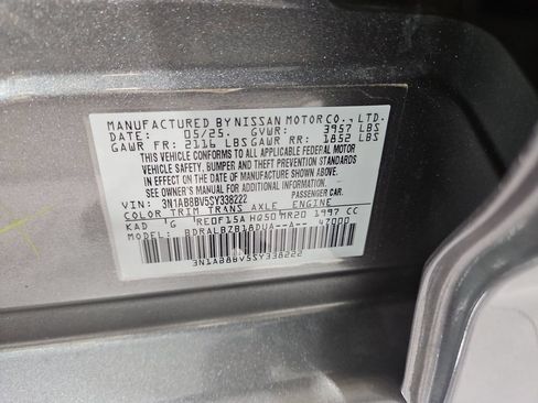 Certified 2025 Nissan Sentra S FWD image 30