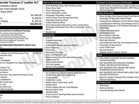 Used 2022 Chevrolet Traverse LT image 10