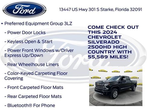 Used 2024 Chevrolet Silverado 2500 High Country w/ Technology Package AWD/4WD image 27