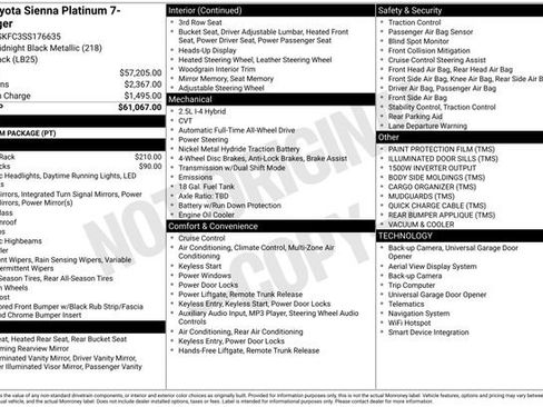 Used 2025 Toyota Sienna Platinum image 40