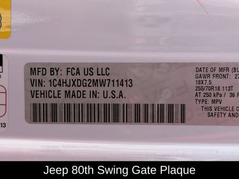 Used 2021 Jeep Wrangler Unlimited Sport AWD/4WD image 38