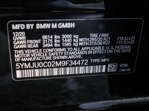 Used 2021 BMW X5 M w/ Competition Package image 15