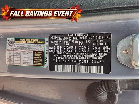 Used 2021 Kia Telluride EX w/ Towing Package FWD image 14