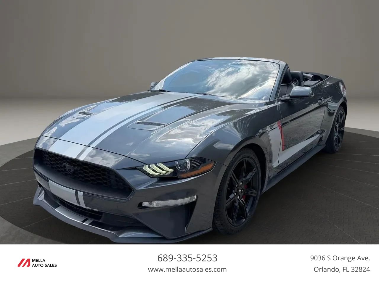 Used 2018 Ford Mustang Premium w/ Black Accent Package RWD image 1