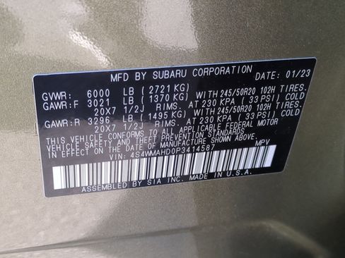 Used 2023 Subaru Ascent Onyx Edition image 35