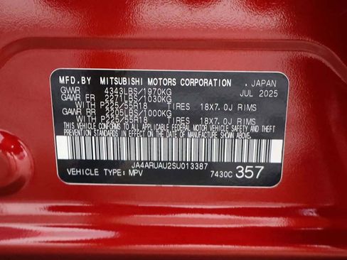 New 2025 Mitsubishi Outlander Sport SE image 44