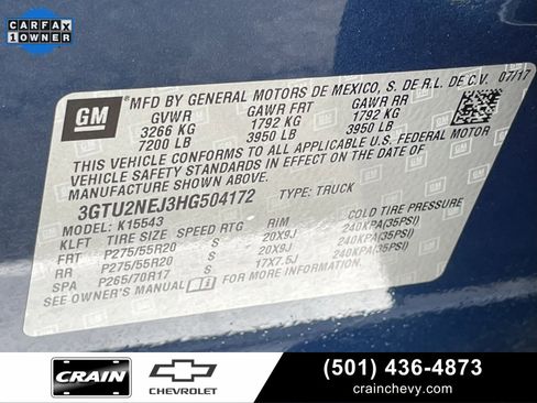 Used 2017 GMC Sierra 1500 SLT w/ SLT Premium Package image 34