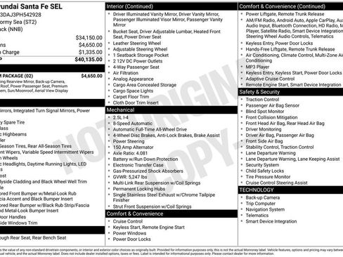 Used 2023 Hyundai Santa Fe SEL w/ Premium Package image 17