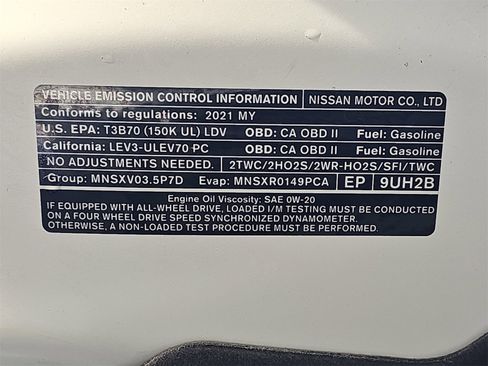 Used 2021 Nissan Murano Platinum w/ Cargo Package image 17