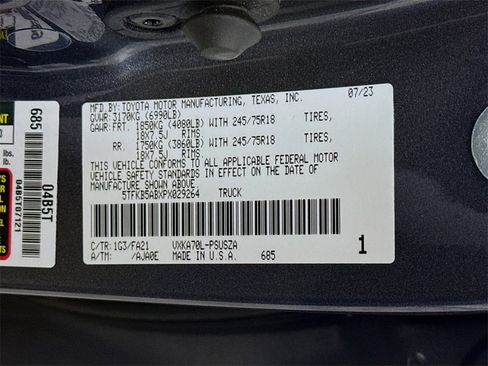 Used 2023 Toyota Tundra SR w/ SR Tow Package image 34