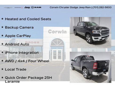 Used 2019 RAM 1500 Laramie AWD/4WD image 8