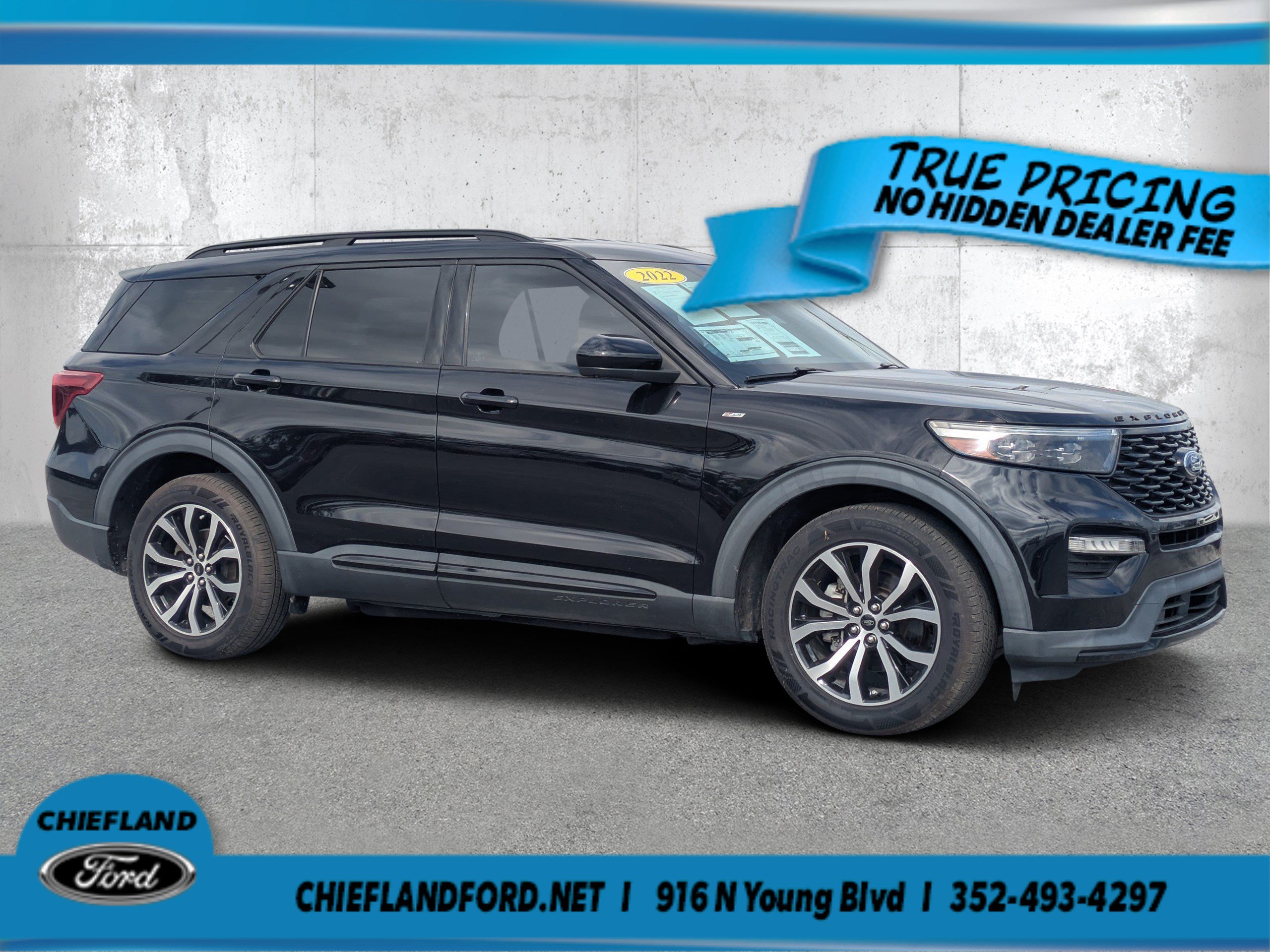 Used 2022 Ford Explorer ST-Line w/ Class IV Trailer Tow Package RWD image 1