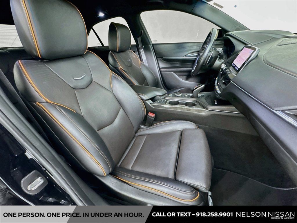 Used 2021 Cadillac CT4 V w/ Technology Package RWD image 29