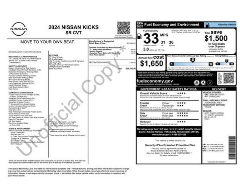 Used 2024 Nissan Kicks SR FWD image 17