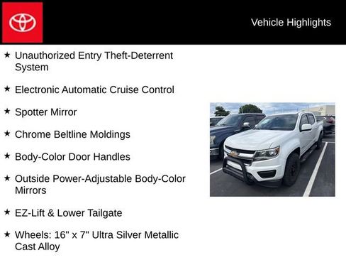 Used 2018 Chevrolet Colorado W/T w/ WT Convenience Package AWD/4WD image 15