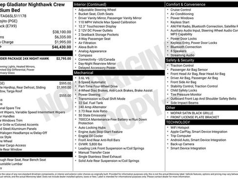 Used 2025 Jeep Gladiator Sport AWD/4WD image 35
