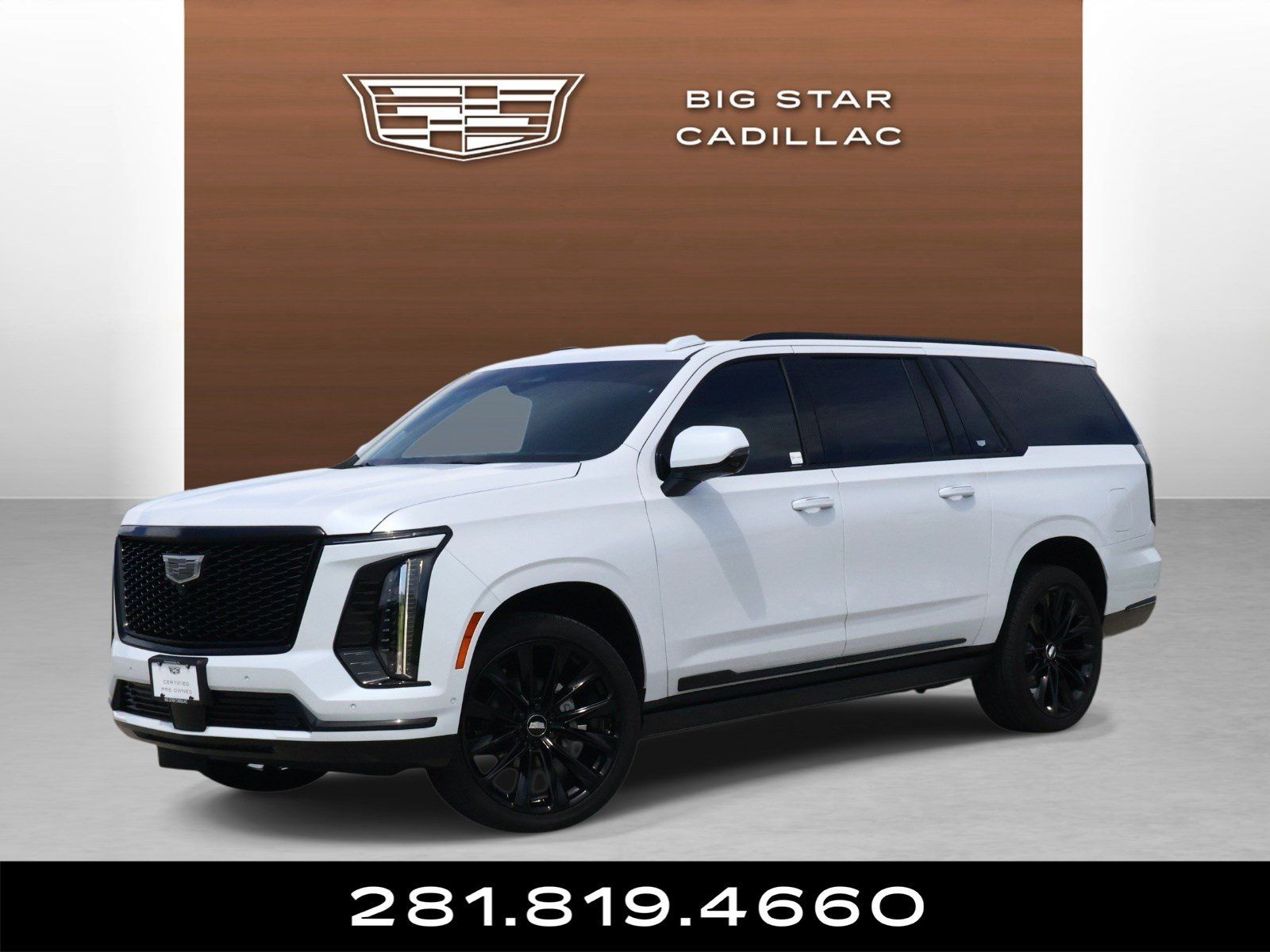 Certified 2026 Cadillac Escalade ESV Platinum Sport w/ LPO, ONYX Package AWD/4WD image 1