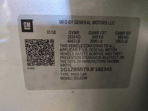 Used 2018 Chevrolet Malibu LS w/ LPO, Convenience Package 1 image 33