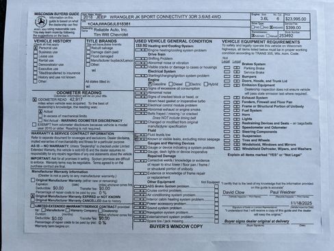 Used 2018 Jeep Wrangler Sport w/ Trailer Tow Group image 10