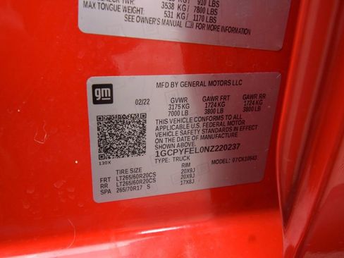 Used 2022 Chevrolet Silverado 1500 LT Trail Boss w/ Bed Protection Package image 28