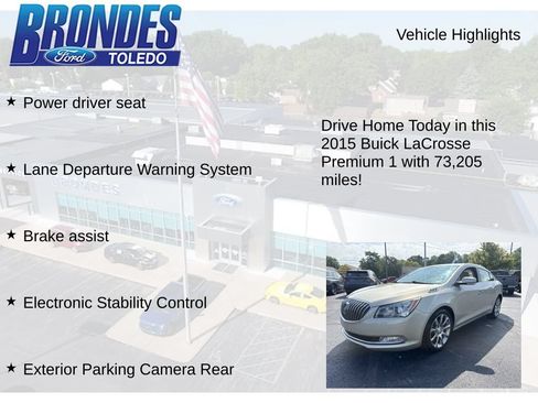 Used 2015 Buick LaCrosse Premium w/ Driver Confidence Package #1 FWD image 22