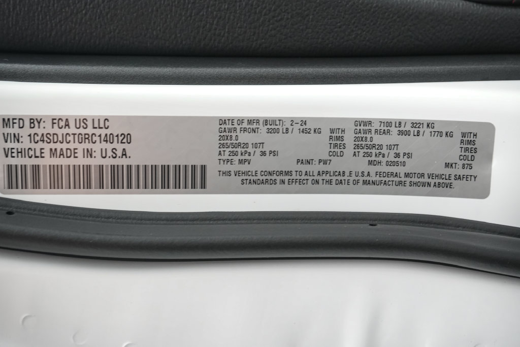 Used 2024 Dodge Durango R/T AWD/4WD image 32