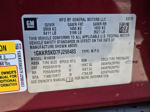 Used 2015 GMC Acadia SLT image 33