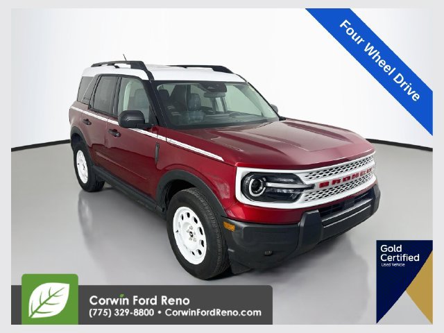 Certified 2025 Ford Bronco Sport Heritage w/ Convenience Package AWD/4WD 360° Tour