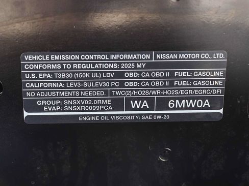 Used 2025 Nissan Sentra SV w/ All-Weather Package FWD image 27