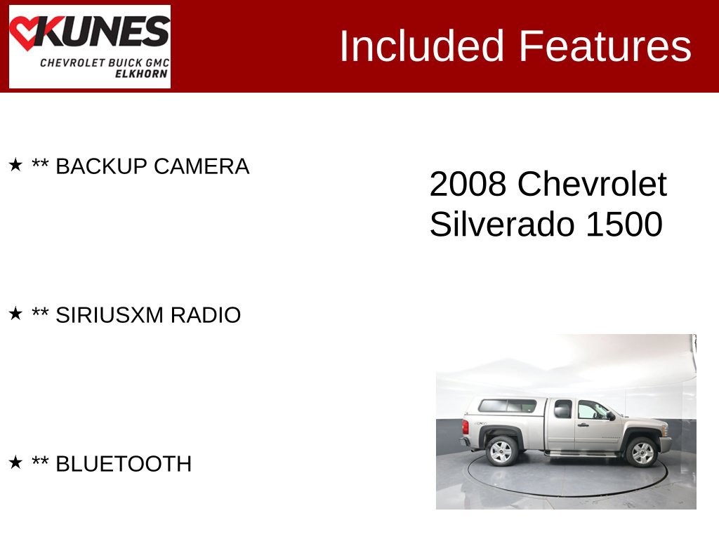 Used 2008 Chevrolet Silverado 1500 LT w/ All Star Edition AWD/4WD image 2