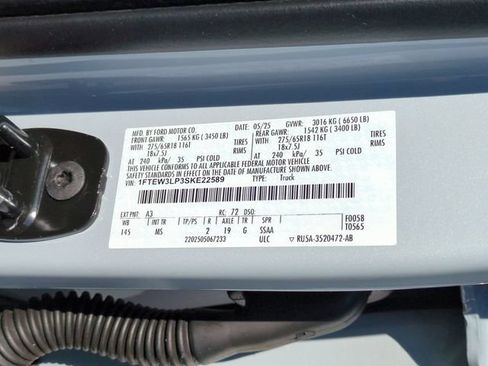 Used 2025 Ford F150 XLT w/ Equipment Group 301A Standard AWD/4WD image 34