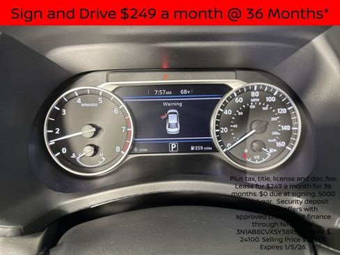 New 2025 Nissan Sentra SV w/ All-Weather Package image 17