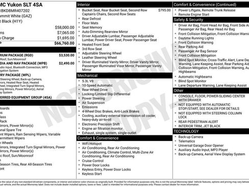 Used 2021 GMC Yukon SLT w/ SLT Premium Package image 2