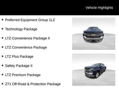 Used 2021 Chevrolet Silverado 1500 LTZ w/ LTZ Premium Package AWD/4WD image 13