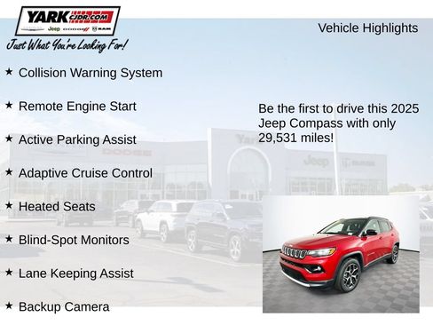Certified 2025 Jeep Compass Limited AWD/4WD image 12