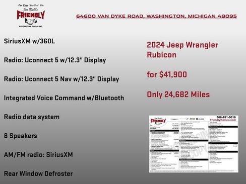 Used 2024 Jeep Wrangler Unlimited Rubicon w/ Capability Package image 8