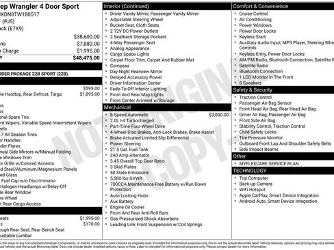 New 2026 Jeep Wrangler Sport image 28