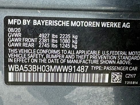 Used 2021 BMW 530i w/ Convenience Package image 11
