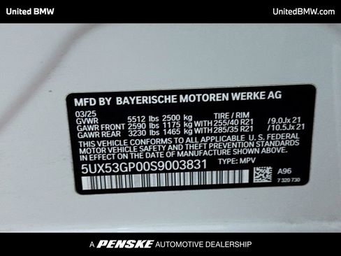 Used 2025 BMW X3 xDrive30i w/ Premium Package image 15