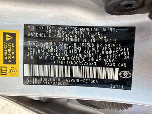 Used 2016 Toyota Camry XLE FWD image 20