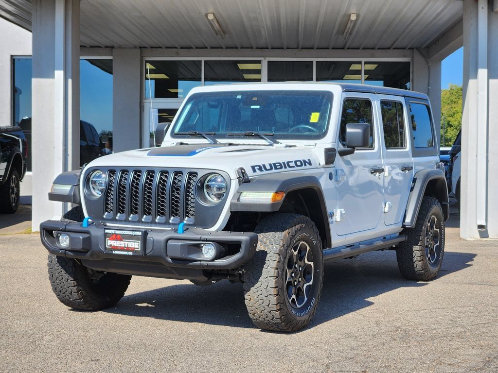 Used 2022 Jeep Wrangler Unlimited Rubicon 4xe w/ Steel Bumper Group AWD/4WD image 4