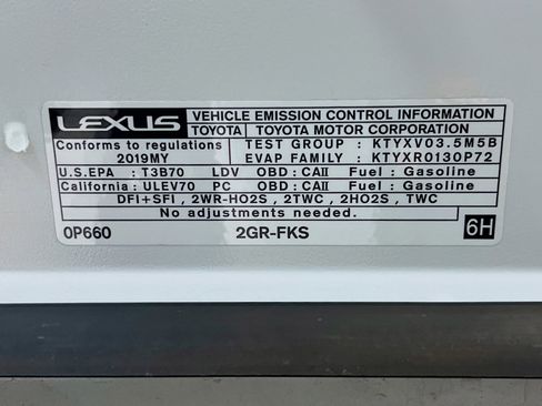 Used 2019 Lexus ES 350 Luxury image 22