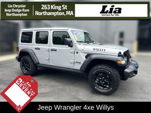 Certified 2023 Jeep Wrangler Unlimited w/ Cold Weather Group AWD/4WD image 1
