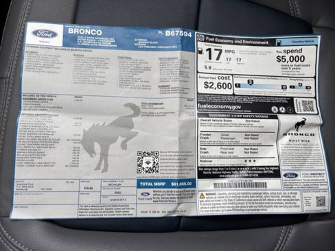 Used 2023 Ford Bronco Outer Banks w/ Sasquatch Package image 23