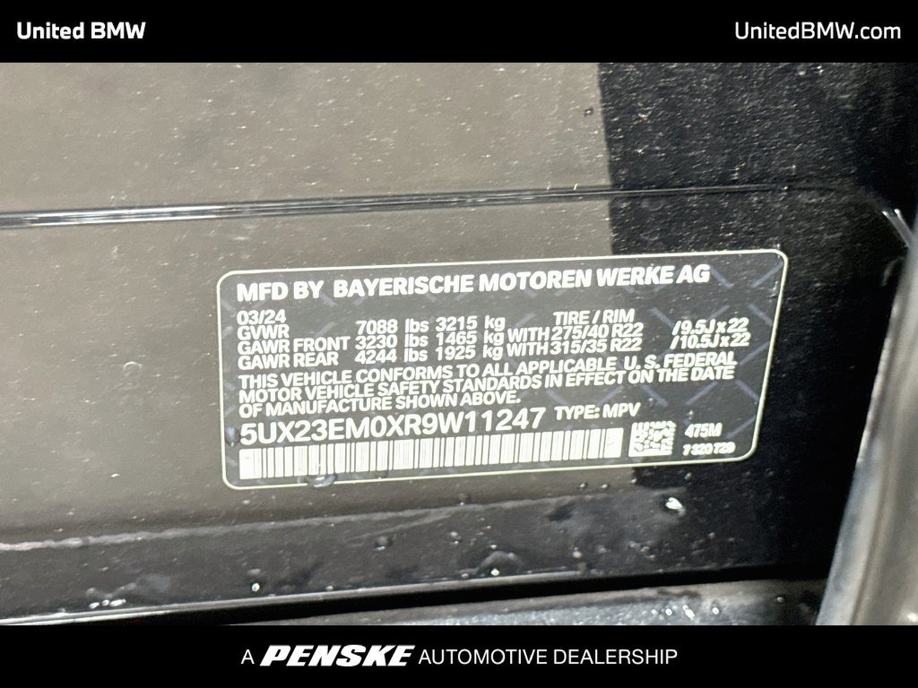 Certified 2024 BMW X7 xDrive40i w/ Executive Package AWD/4WD image 23