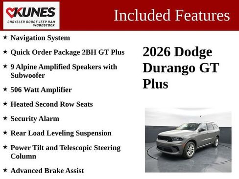 Used 2026 Dodge Durango GT AWD/4WD image 3