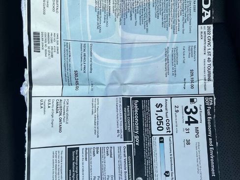 Used 2022 Honda Civic Touring image 16