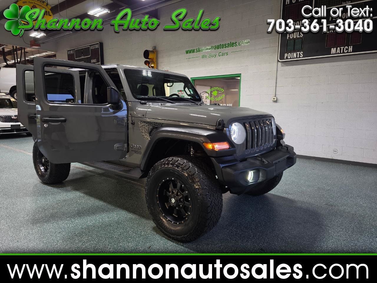 Used 2018 Jeep Wrangler Unlimited Sport S AWD/4WD image 1
