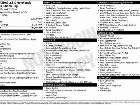 Used 2024 MAZDA MAZDA3 s image 9